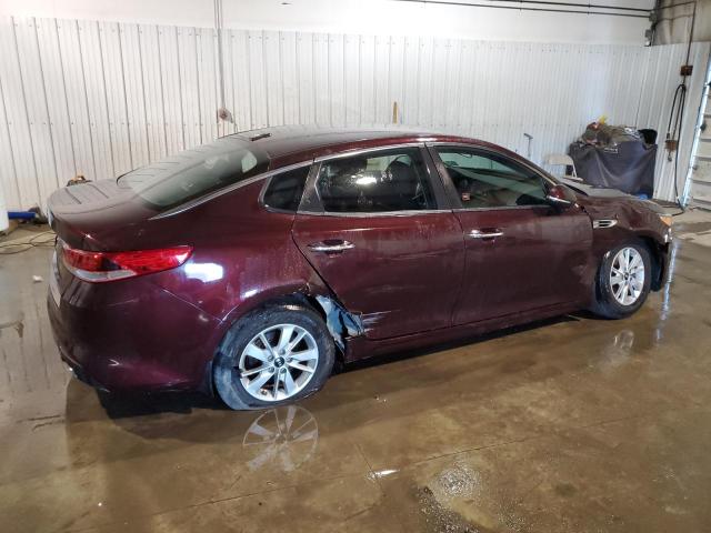 5XXGT4L38GG089506 - 2016 KIA OPTIMA LX BURGUNDY photo 3