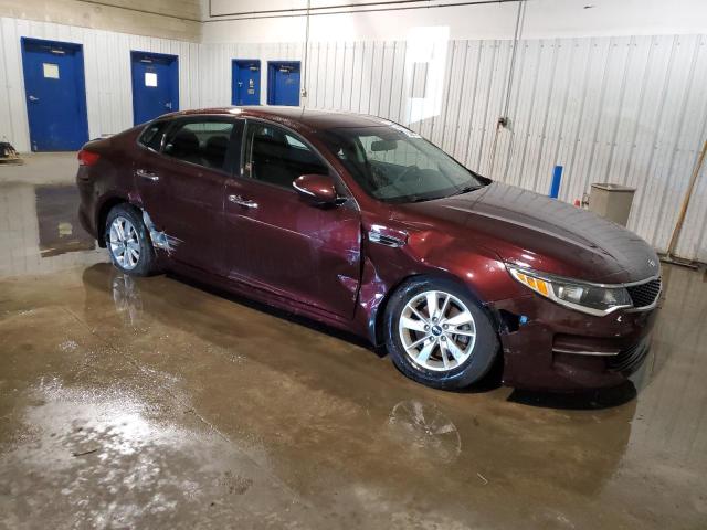 5XXGT4L38GG089506 - 2016 KIA OPTIMA LX BURGUNDY photo 4