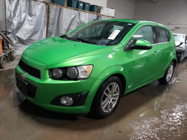 1G1JC6SH6E4216588 - 2014 CHEVROLET SONIC LT GREEN photo 1