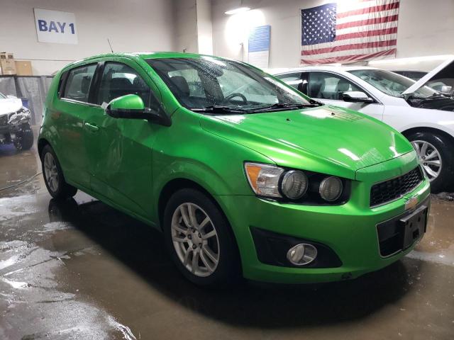 1G1JC6SH6E4216588 - 2014 CHEVROLET SONIC LT GREEN photo 4