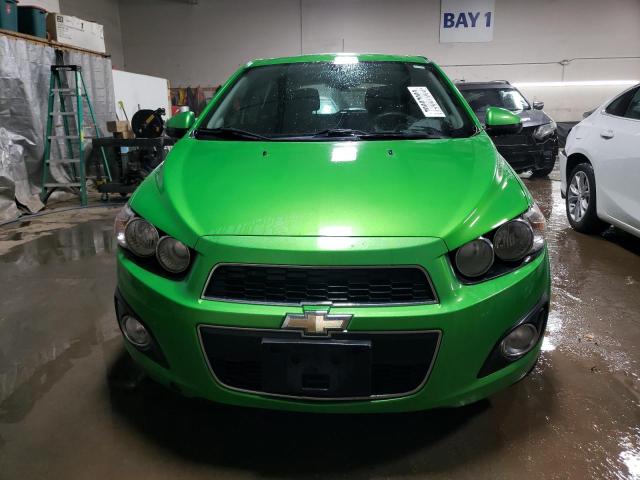 1G1JC6SH6E4216588 - 2014 CHEVROLET SONIC LT GREEN photo 5