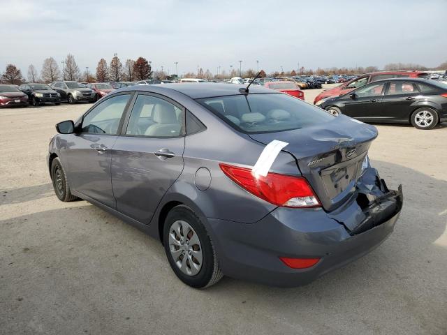 KMHCT4AE1HU282221 - 2017 HYUNDAI ACCENT SE GRAY photo 2