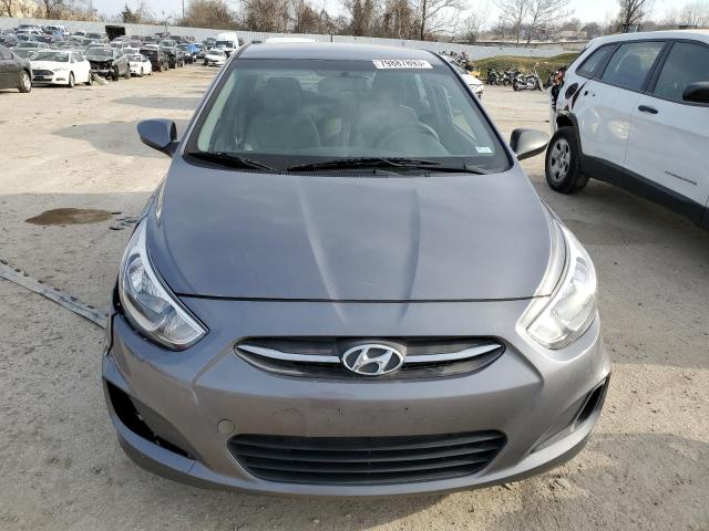 KMHCT4AE1HU282221 - 2017 HYUNDAI ACCENT SE GRAY photo 5