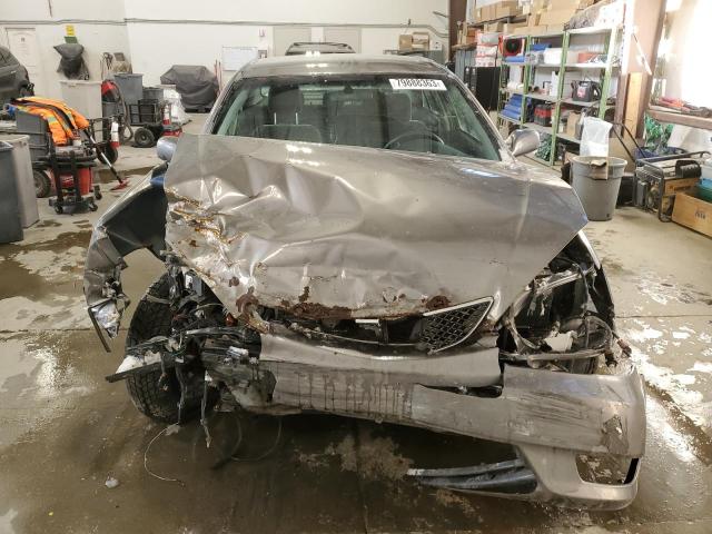 4T1BE32K05U559599 - 2005 TOYOTA CAMRY LE GRAY photo 5