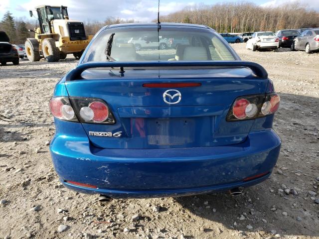 1YVHP84C575M12620 - 2007 MAZDA 6 I BLUE photo 6