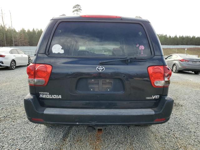 5TDZT34A67S296975 - 2007 TOYOTA SEQUOIA SR5 BLACK photo 6