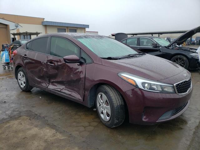 3KPFL4A71HE065317 - 2017 KIA FORTE LX BURGUNDY photo 4