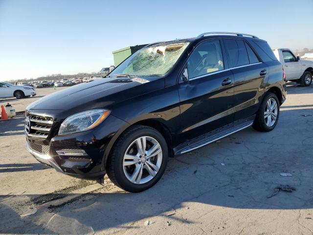 4JGDA5HB1EA425242 - 2014 MERCEDES-BENZ ML 350 4MATIC BLACK photo 1