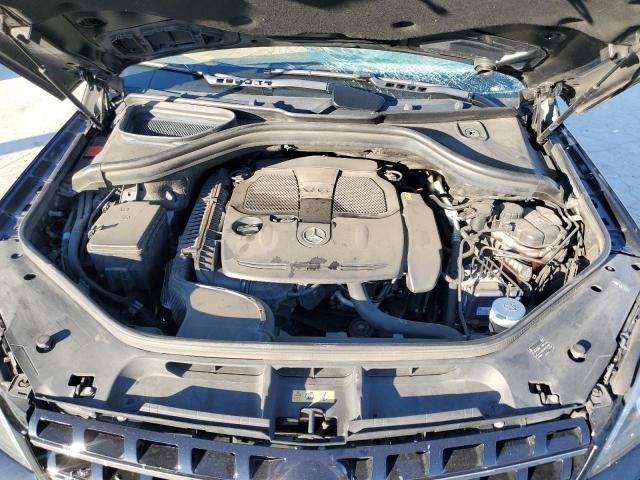 4JGDA5HB1EA425242 - 2014 MERCEDES-BENZ ML 350 4MATIC BLACK photo 12