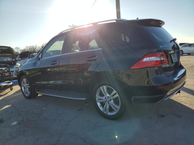 4JGDA5HB1EA425242 - 2014 MERCEDES-BENZ ML 350 4MATIC BLACK photo 2