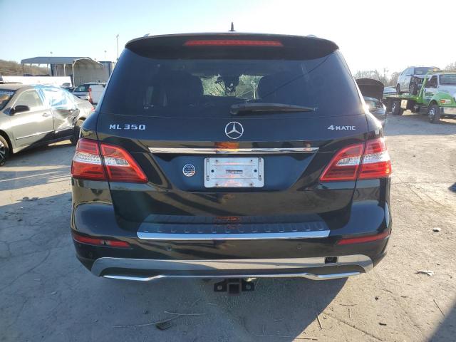 4JGDA5HB1EA425242 - 2014 MERCEDES-BENZ ML 350 4MATIC BLACK photo 6