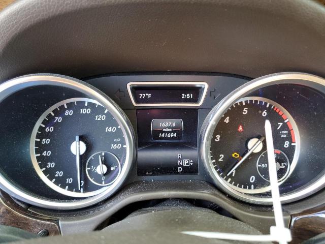 4JGDA5HB1EA425242 - 2014 MERCEDES-BENZ ML 350 4MATIC BLACK photo 9