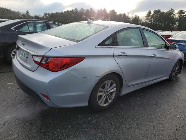 5NPEB4AC1EH870530 - 2014 HYUNDAI SONATA GLS SILVER photo 3