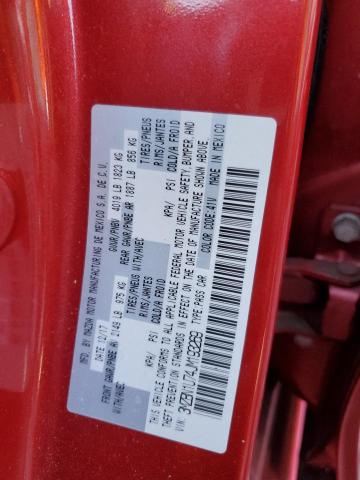 3MZBN1U74JM193269 - 2018 MAZDA 3 SPORT RED photo 13