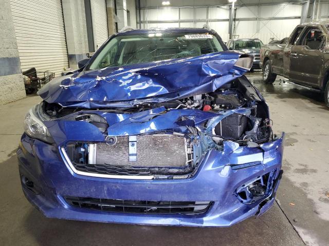 4S3GTAB66J3700795 - 2018 SUBARU IMPREZA PREMIUM BLUE photo 5