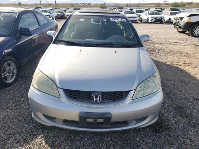 1HGEM21954L022794 - 2004 HONDA CIVIC EX SILVER photo 5