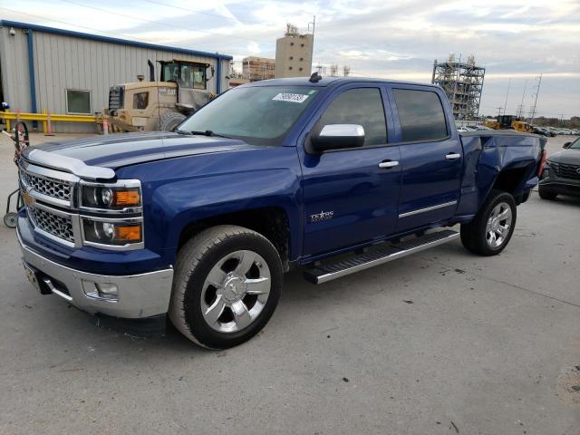 3GCPCSEC8EG462796 - 2014 CHEVROLET SILVERADO C1500 LTZ BLUE photo 1