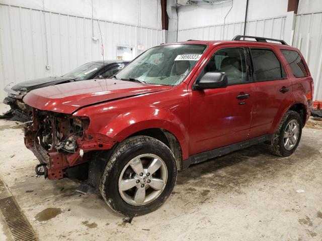 1FMCU0DG8CKA48164 - 2012 FORD ESCAPE XLT RED photo 1