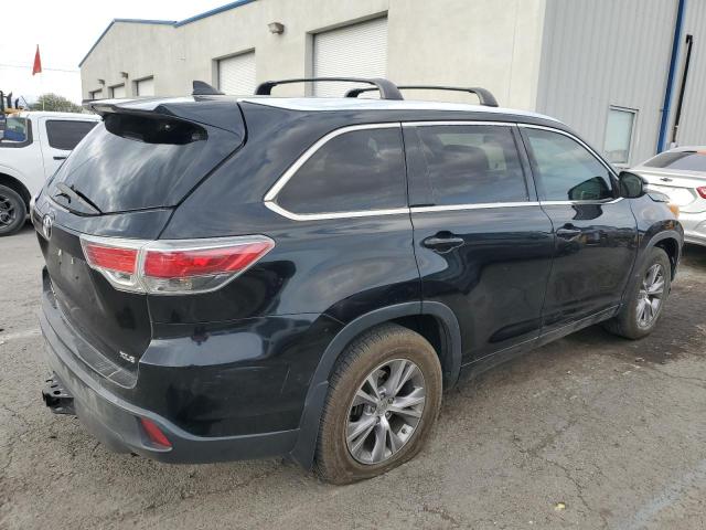 5TDKKRFH8FS114094 - 2015 TOYOTA HIGHLANDER XLE BLACK photo 3
