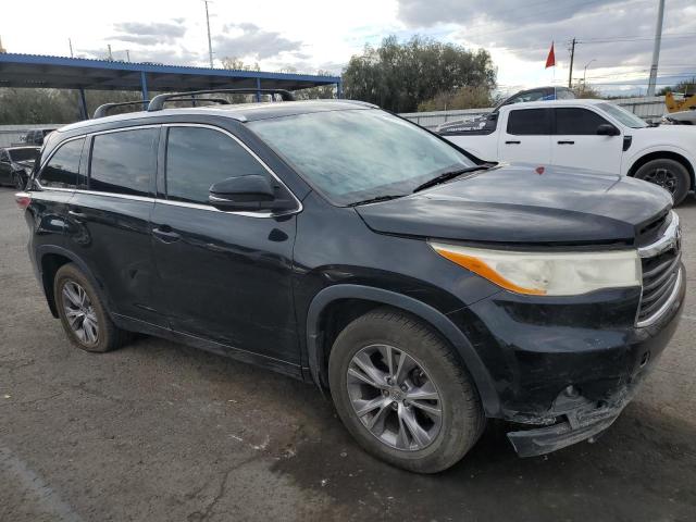 5TDKKRFH8FS114094 - 2015 TOYOTA HIGHLANDER XLE BLACK photo 4