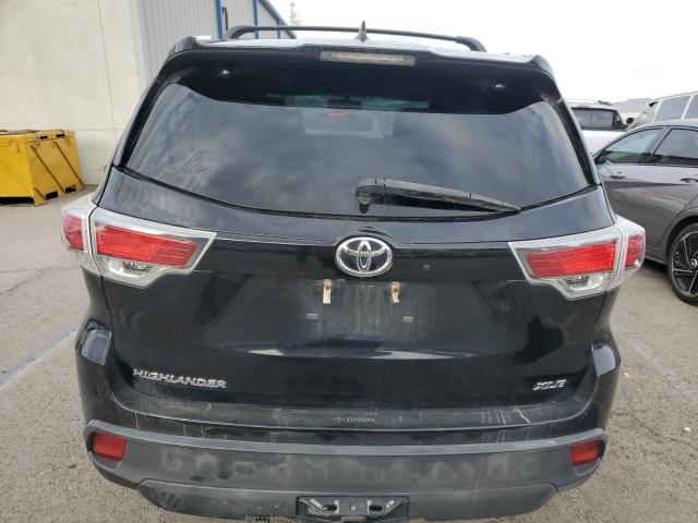 5TDKKRFH8FS114094 - 2015 TOYOTA HIGHLANDER XLE BLACK photo 6