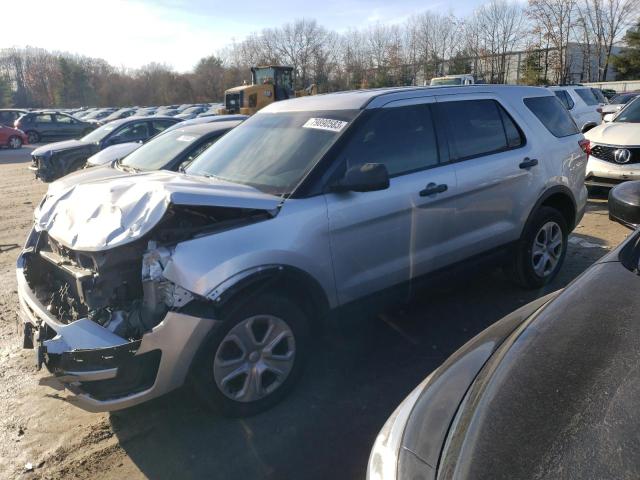 1FM5K8AR2JGC77328 - 2018 FORD EXPLORER POLICE INTERCEPTOR Silber Foto 1