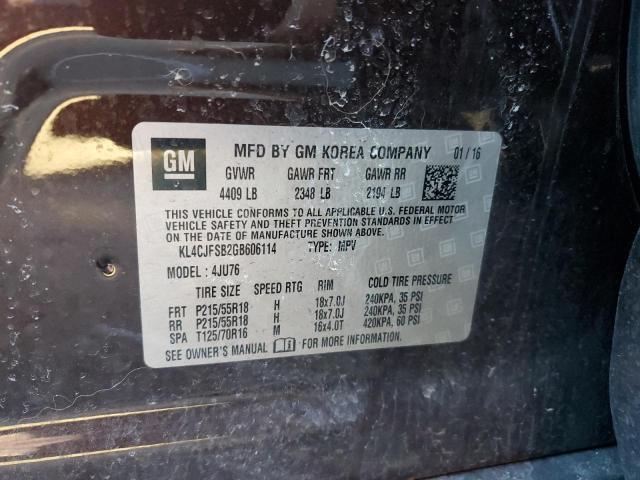 KL4CJFSB2GB606114 - 2016 BUICK ENCORE CONVENIENCE 棕色 照片 12