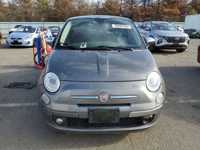 3C3CFFCR8CT366230 - 2012 FIAT 500 LOUNGE SILVER photo 5