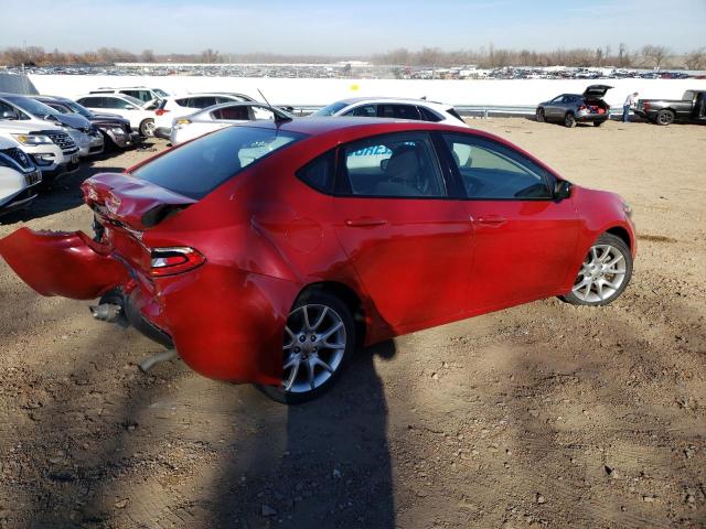 1C3CDFBA1DD288673 - 2013 DODGE DART SXT RED photo 3