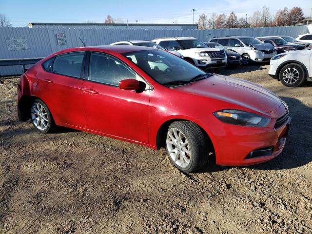 1C3CDFBA1DD288673 - 2013 DODGE DART SXT RED photo 4