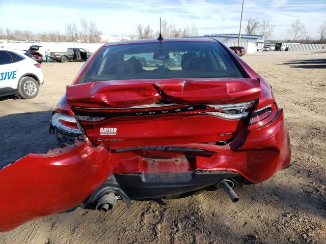 1C3CDFBA1DD288673 - 2013 DODGE DART SXT RED photo 6