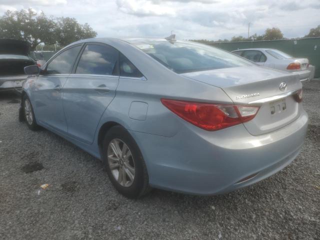 5NPEB4AC2CH436775 - 2012 HYUNDAI SONATA GLS BLUE photo 2