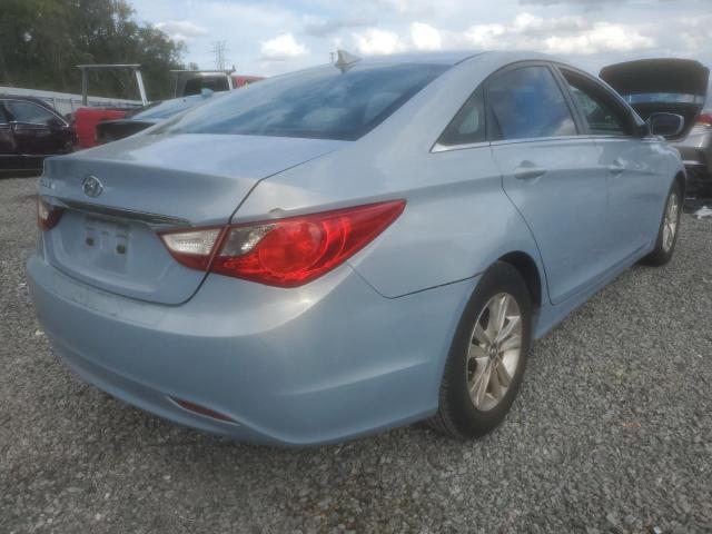 5NPEB4AC2CH436775 - 2012 HYUNDAI SONATA GLS BLUE photo 3