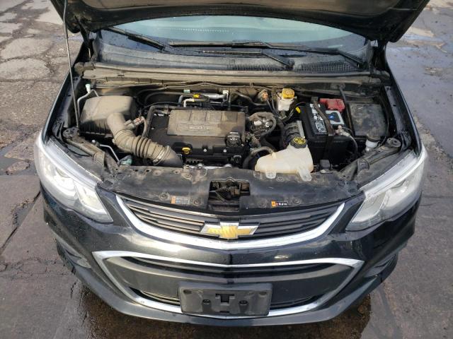 1G1JD5SB5K4125939 - 2019 CHEVROLET SONIC LT BLACK photo 11