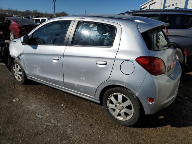 ML32A4HJ3FH059390 - 2015 MITSUBISHI MIRAGE ES SILVER photo 2