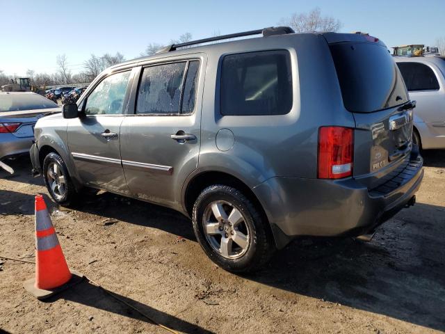 5FNYF4H58AB034747 - 2010 HONDA PILOT EXL GRAY photo 2