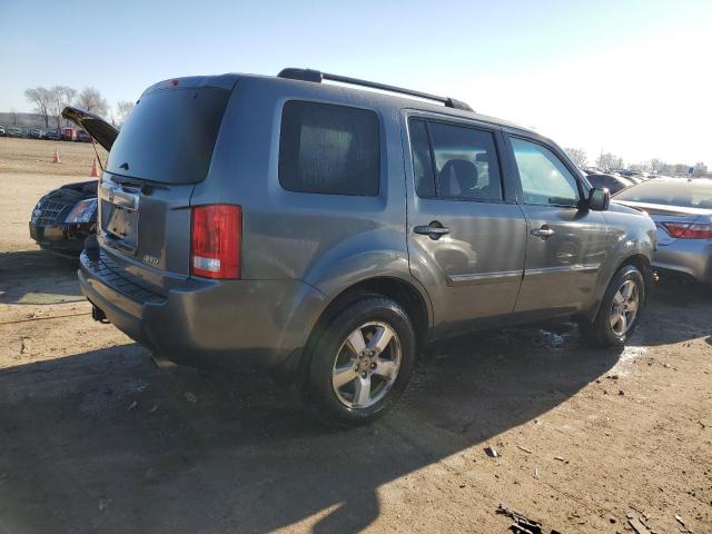 5FNYF4H58AB034747 - 2010 HONDA PILOT EXL GRAY photo 3