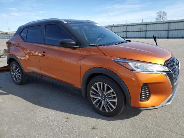 3N1CP5CV9ML554484 - 2021 NISSAN KICKS SV ORANGE photo 4