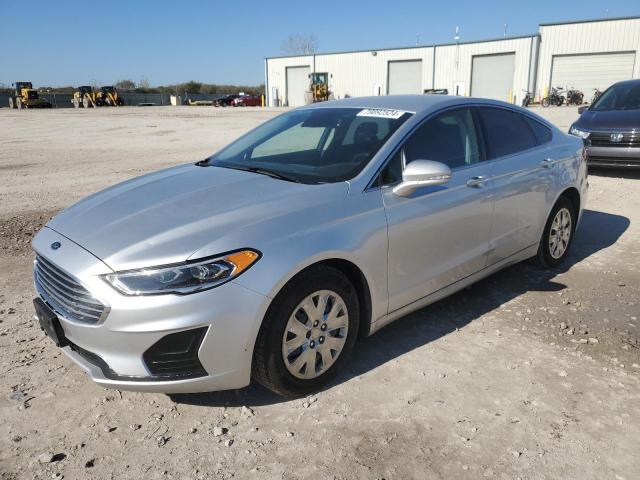 3FA6P0CD5KR271035 - 2019 FORD FUSION SEL SILVER photo 1