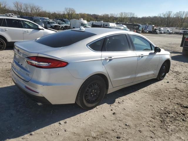 3FA6P0CD5KR271035 - 2019 FORD FUSION SEL SILVER photo 3