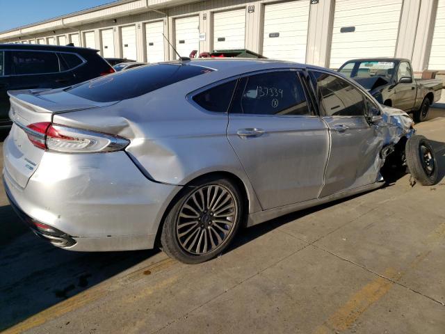 3FA6P0D92JR137334 - 2018 FORD FUSION TITANIUM/PLATINUM SILVER photo 3