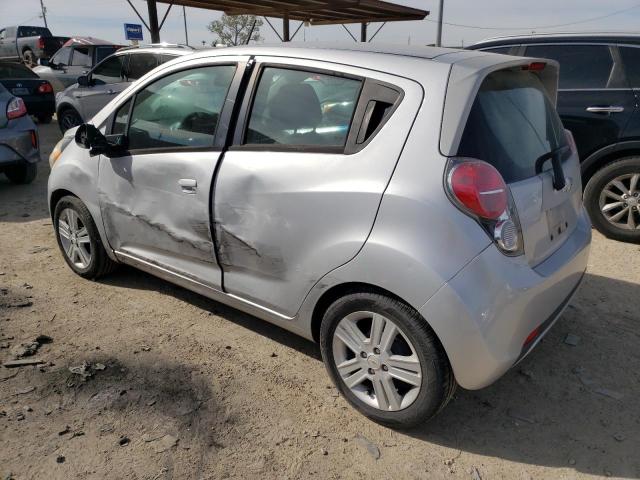 KL8CD6S91DC625228 - 2013 CHEVROLET SPARK 1LT SILVER photo 2