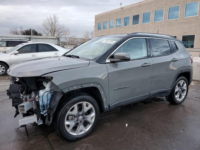 3C4NJDCB0MT530761 - 2021 JEEP COMPASS LIMITED GRAY photo 1