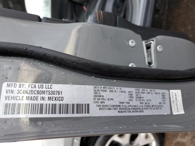 3C4NJDCB0MT530761 - 2021 JEEP COMPASS LIMITED GRAY photo 14