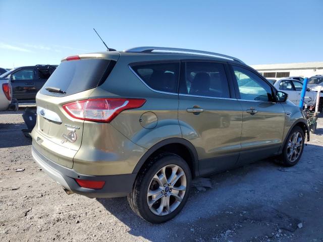 1FMCU9JX2EUA76364 - 2014 FORD ESCAPE TITANIUM GREEN photo 3