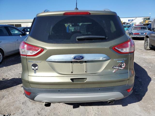 1FMCU9JX2EUA76364 - 2014 FORD ESCAPE TITANIUM GREEN photo 6