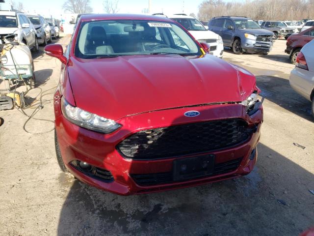 3FA6P0K97FR118157 - 2015 FORD FUSION TITANIUM BURGUNDY photo 5