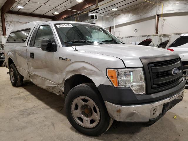 1FTMF1CM9DKF18137 - 2013 FORD F150 SILVER photo 4