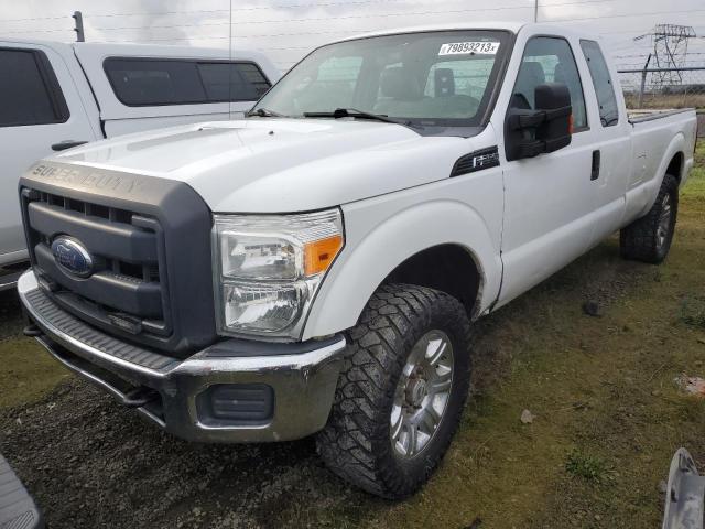 1FT7X2B60CED18618 - 2012 FORD F250 SUPER DUTY WHITE photo 1