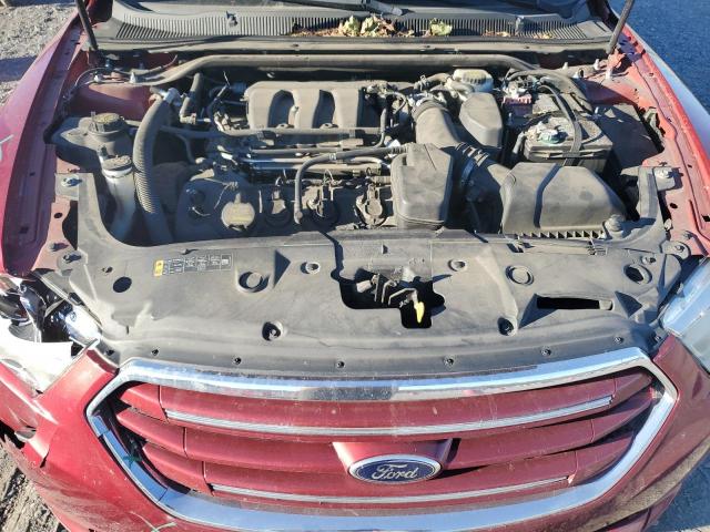 1FAHP2F82EG128722 - 2014 FORD TAURUS LIMITED RED photo 11